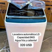Lavadora automática LG Capacidad: 9KG Agua fría y caliente! - Img 56965367