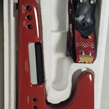 Roland AX-1 Red Keyboard Keytar MIDI Controller Musical Instrument 45-Key Used - Img 124458150