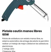 Pistola cautín manos libres 60W. Nuevo - Img 50208719
