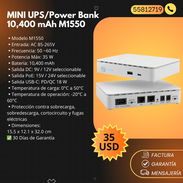Mini UPS / Powerbanck M1550 10,400mAh / 35W - Img 55755278