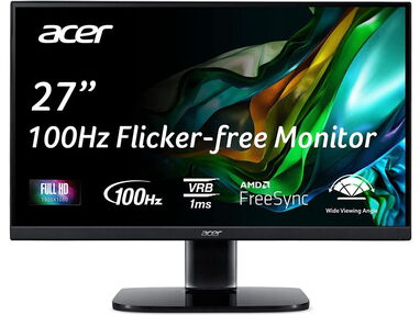Monitor Acer KB272 EBI 27 IPS Full HD (1920 x 1080) Zero-Frame Gaming FreeSync 100Hz Refresh | 1ms (VRB) como NEW caja - Img main-image