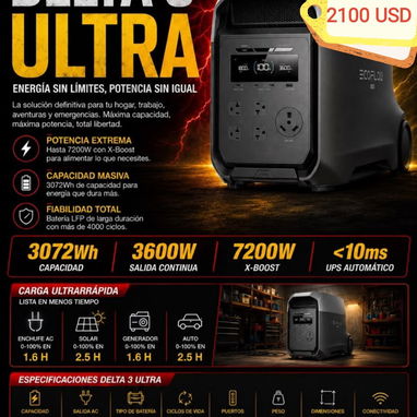Se venden Ecoflow, panel solar y otros, somos de la Habana. Contactar al WhatsApp 51170866. - Img 128159243