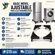 BASE MÓVIL AJUSTABLE PARA ELECTRODOMÉSTICOS - Img 56797157