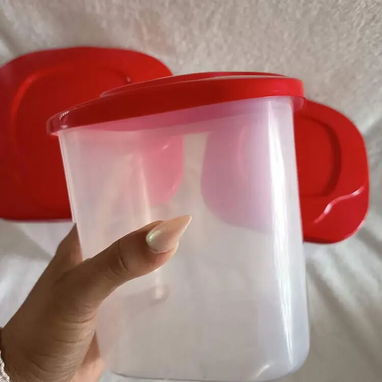 Set de 5 pozuelos cuadrados (Rojo)(CVV) - 8/10