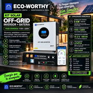 Combo de inversor y batería de 5kw marca EcoWorthy a 2200 usd - Img 57624492