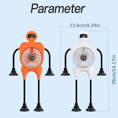 Ventilador recargable - 3/4