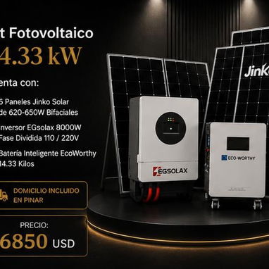 Combos solares y kits - 10/10
