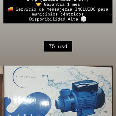 Bomba de agua - Img 120219089
