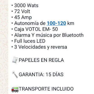 Moto Eléctrica Topmat Evolución - Img 123661715