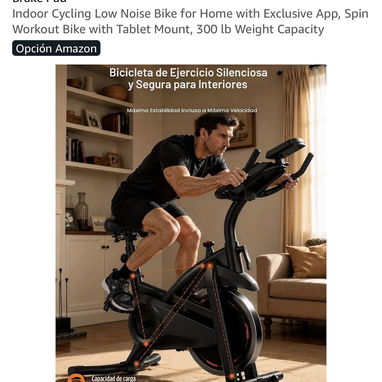 Bicicleta estática para ejercicios (Spinning Bike) ON FIRE 🔥 $450 NEW - 2/3