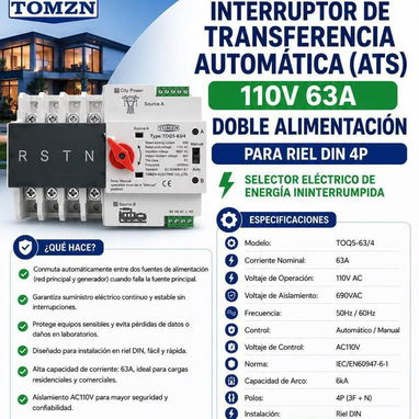 Interruptores de transferencia automática - 2/4