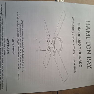 Lampara Ventilador de Techo. OFERTA!! - 2/2