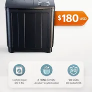 5. LAVADORA SEMIAUTOMÁTICA MILEXUS 7KG - Img 56816760