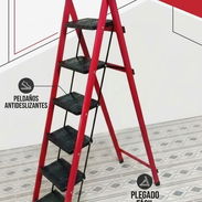 ESCALERA DE TIJERA ORIGINAL TRAIDA RESISTENTE A TODO TIPO D TRABAJO ACERO LAMINADO ENVIO GRATIS LLAMA ☎️ 53330843 - Img 58109476