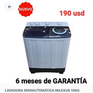 ‼️Lavadora semiautomática Milexus 10kg, garantía y factura de compra ‼️ - Img 54956563