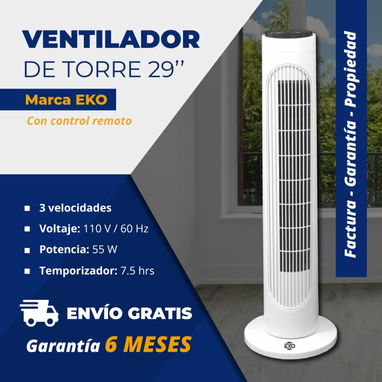 Ventilador Torre 29" EKO - 2/2