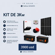 🔥🔥🔥LOS MEJORES PRECIOS EN KIT FOTOVOLTAICOS PROFESIONALES CON"🔆YR Solar" ✅El precio incluye el montaje y contrato c - Img 56899780