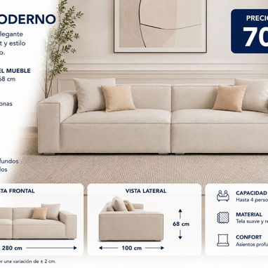 Muebles de sala, importados, al vacío, modernos - Img 122359230