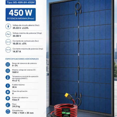 Panel,inversor, ecoflow,bateria,panel bifacial - 2/10
