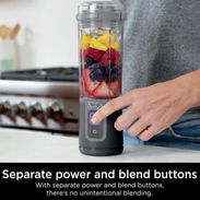 Licuadora Portátil Ninja Blast™ Capacidad 16 oz (473 ml) Potencia para hielo y congelados Batería recargable USB-C - Img 55667268