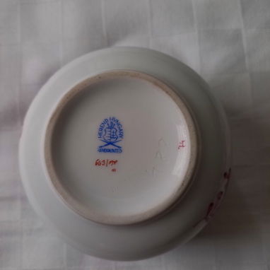 Juego de Te púrpura Herend, fina porcelana pintada a mano - 7/10