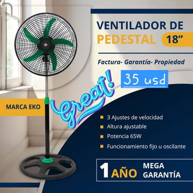 Ventilador de Pedestal - Img 123442387