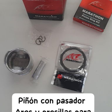 Se vende piñón con pasador aros y presilla para motos automática de 125 CC - 2/2