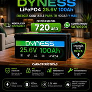 BATERIA DYNESS LIFEP04 25.6V 100AH - Img 56560310