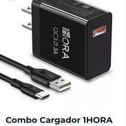 ⚡ Combo Cargador 1HORA Tipo-C 10W  ⚡ Tenemos variedad de cargadores y accesorios disponibles. Consulta por los modelos y - Img 57215871