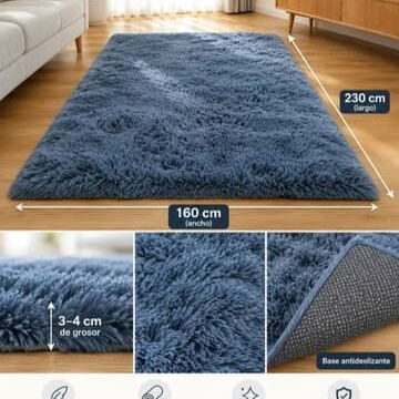 Alfombra decorativa de pelo alto 160 × 230 cm Precio:  US$50.00 - 3/3