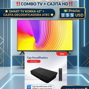 ‼️ *COMBO TV + CAJITA HD* ‼️  ⭐️ SMART TV KONKA 43”+ CAJITA DECODIFICADORA ATEC ⭐️ - Img 54996885