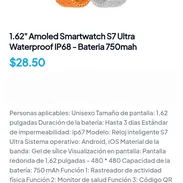 Smartwatch s7 Ultra Waterproof IP68 - Img 56684056