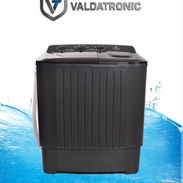 LAVADORA SEMI AUTOMÁTICA DE 7KG Valdatronic (color gris) Precio 175 usd con transporte y 1 mes de garantía 🚗✅ - Img 56438762