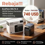 EcoFlow DELTA 3 – 1024Wh Estación de Energía Portátil 1800W AC (3600W Pico) | Carga Total en 56 Min | Batería LFP Expand - Img 54966794