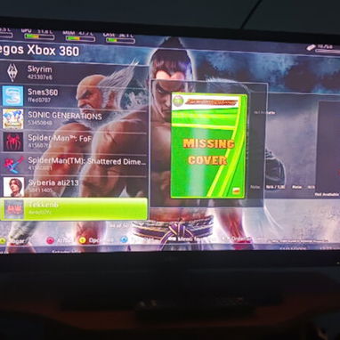 Xbox360 pirateado 250gb de almacenamiento,  47 juegos , 2 mandos - 3/6