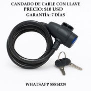CANDADOS DE CABLE CON LLAVE, CANDADOS CON ALARMA, CANDADOS ANTICORTE, ENTREGA DE FACTURA, VARIEDAD DE ÚTILES DEL HOGAR.. - Img 53143048