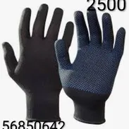 Guantes negros antideslizante para diversos usos Moto y bicicleta y frio. Talla unica - Img 55623601
