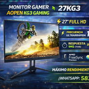 230usd MONITOR AOPEN KG3 Gaming 27KG3 de 27 pulgadas Full HD (1920×1080) con frecuencia de actualización de 180 H - Img 57480145