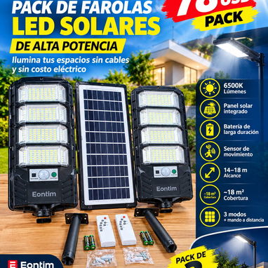 Lámparas LED Solares Luces Led - 8/8