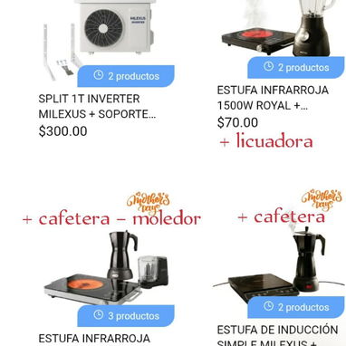 Combos de electrodomésticos y útiles del hogar - Img 122872988