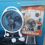​🌪️ ¡ADIÓS CALOR Y APAGONES! Ventilador Recargable J10 JUAN 14" + Panel Solar ☀️ - Img 56498869