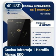 Cocina infrarroja con 6 meses de garantía - Img 56370733
