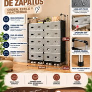 Zapatera anti polvo doble de 6 niveles - Img 57707988