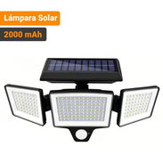 Lámpara solar exterior con sensor de movimiento - Img 57515771