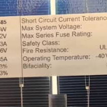 ☀️Paneles de solares marca RUNERGY ✅️De 585 W  ✅️Bifaciales (por parlet) - 2/2