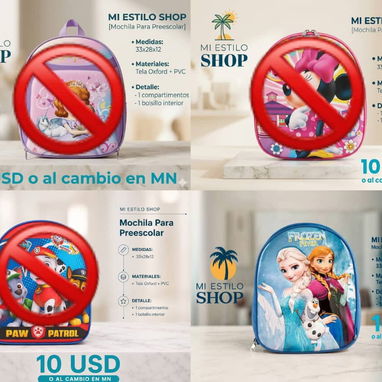 Mochilas de todo tipo para niños y niñas‼️ - 10/10