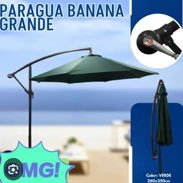 Paragua grande de patio, ideal para piscinas color: cafe, verde Precio por unidad 165 usd - Img 55469249