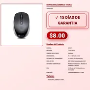 MOUSE INALÁMBRICO 1HORA . - Img 57896573