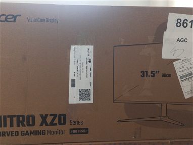 Monitor Acer Nitro 32 pulg 165 Hz, 1ms, Curvo, nuevo en caja, primera mano - Img 64771066