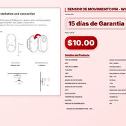 SENSOR DE MOVIMIENTO PIR - WIFI . - Img 57103717